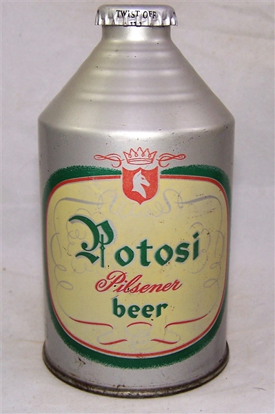 Potosi Pilsener Crowntainer Beer Can DNCMT 4% of Alcohol 