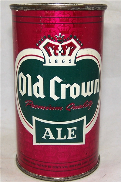 Old Crown set Flat Top Beer Can, Tough Set can