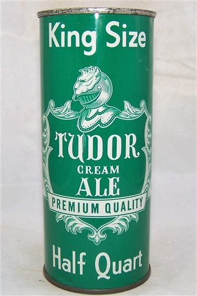 Very Rare Tudor Cream Ale Half Quart Flat Top Beer Can