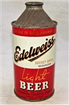 Edelweiss Secret Brew Cone Top Beer Can..... Clean!