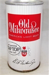 Old Milwaukee Self-Opening Tab Top (Bottom Opened Zip Top)