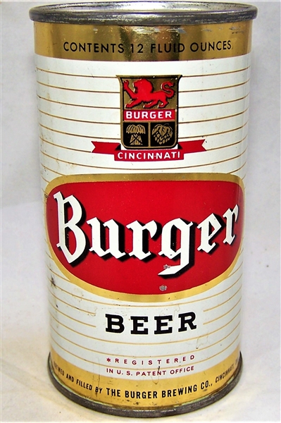 Burger Flat Top Beer Can