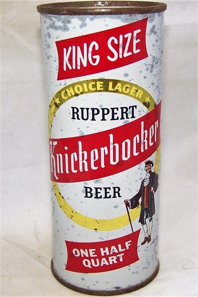 Ruppert Knickerbocker King Size Half Quart Flat Top Beer Can