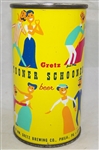 Gretz Tooner Schooner Flat Top Beer Can, (Ida Sweet)