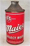 Maier Select Cone Top Beer Can