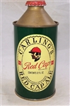 Carlings Red Cap Ale Cone Top Beer Can, Original crown, Just Amazing!