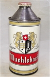Muehlebach Lager Cone Top Beer Can