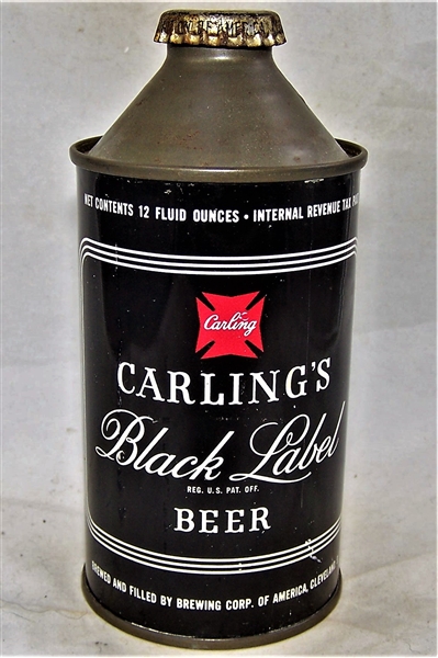 Carlings Black Label Cone Top Beer Can I.R.T.P