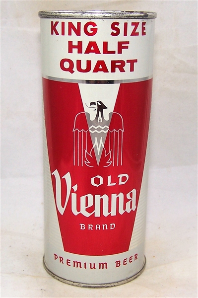 Impeccable Old Vienna Brand 16 ounce flat Top Beer Can