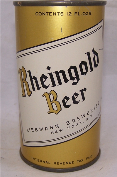 Rheingold Small R Flat Top Beer Can