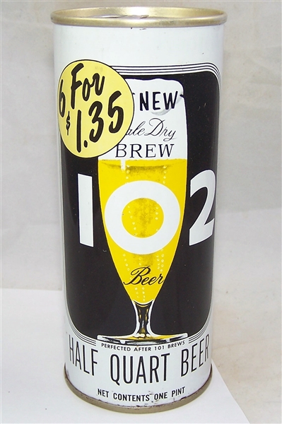 Brew 102 Half Quart 6 for $1.35 Tab Top (General Brewing)