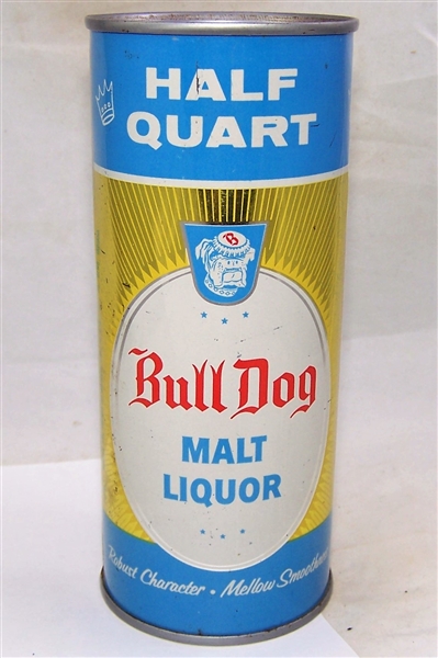 Bull Dog 16 ounce Malt Liquor Beer Can.