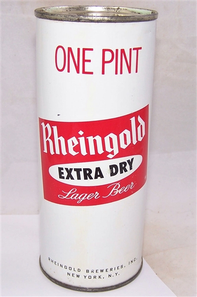 Rheingold 16 ounce Flat Top Beer Can