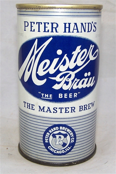 Meister Brau IRTP Flat Top Beer Can