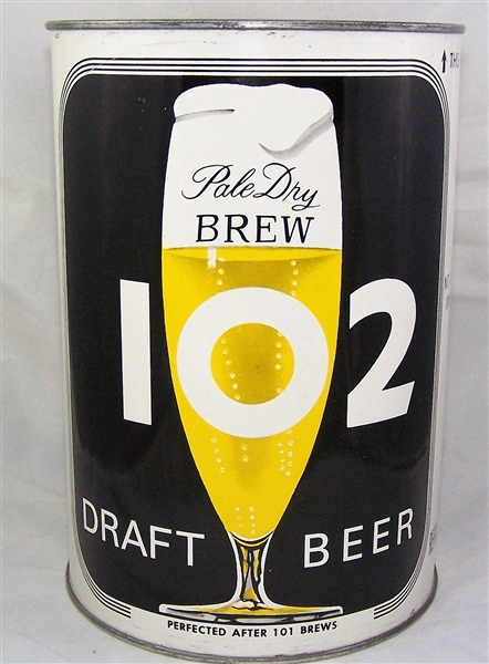 Brew 102 Gallon Beer Can "Perfected after 101 Brews"