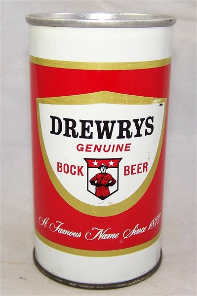 Drewrys Bock Zip Top Beer Can