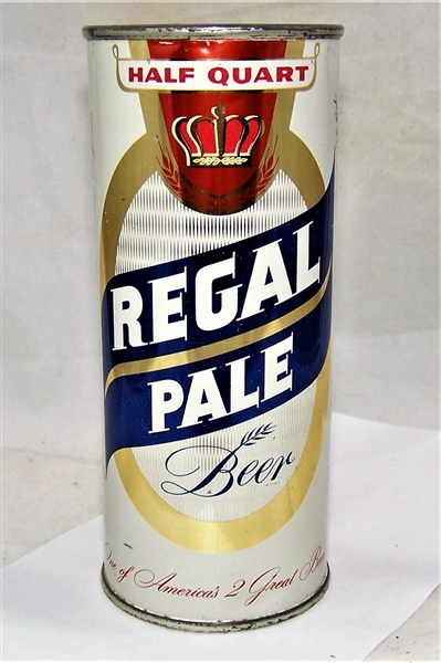 Regal Pale 16 ounce Flat Top Beer Can. Tough!