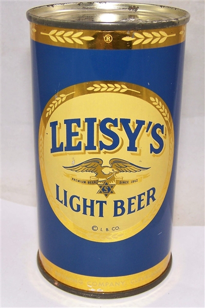 Stunning Leisys Light Flat Top Beer Can