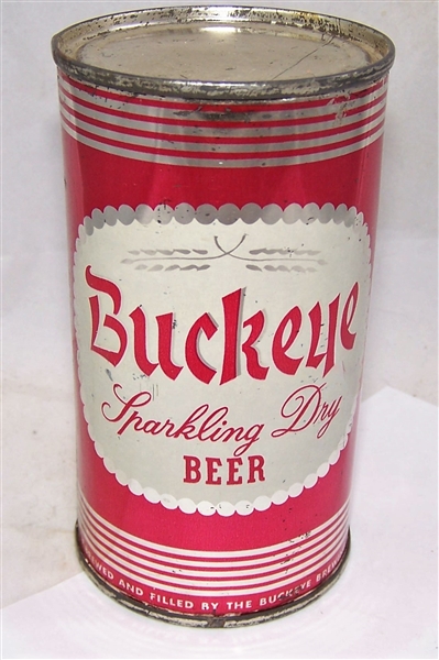 Buckeye Sparkling Dry Flat Top Beer Can