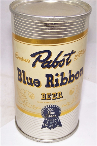 Minty Pabst "Its Blended Its Splendid" Flat Top Beer Can