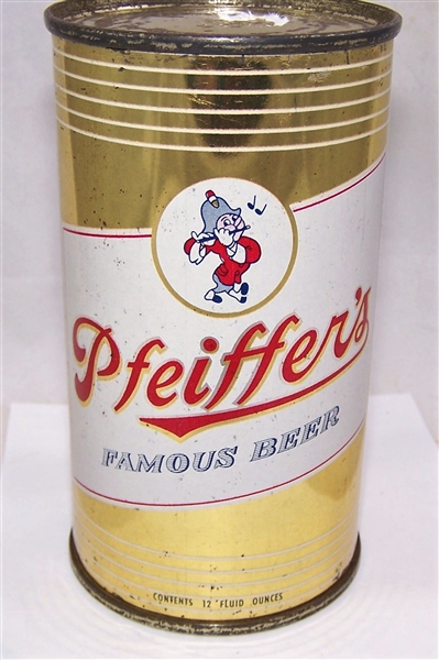 Pfeiffers Famous Flat Top Beer Can