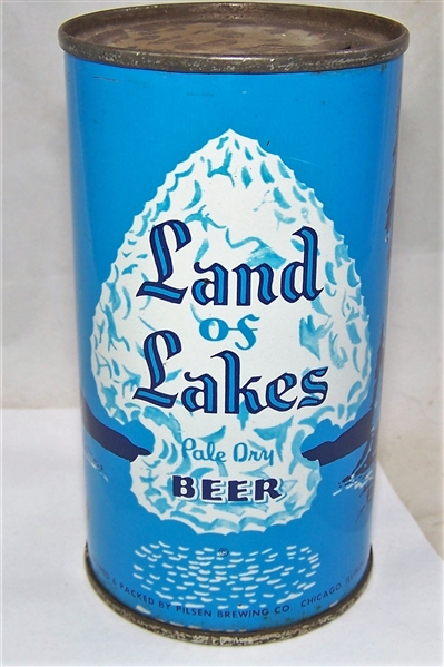 Land Of Lakes Flat Top (Paint Over) Beer Can