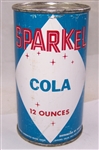 Sparkel Cola Flat Top Soda Can
