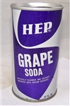 Hep Grape Soda zip code tab top can