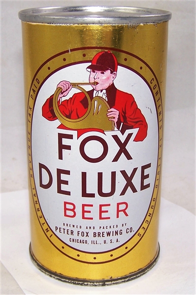 Fox Deluxe Flat Top Beer Can, Chicago, IL