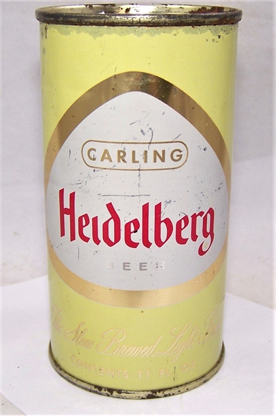 Heidelberg 11 Ounce Flat Top Beer Can