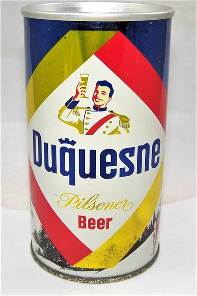 Duquesne Pilsener Zip Top Beer Can, Zip Intact