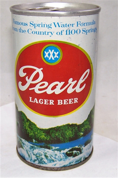 Pearl Waterfall Tab Top Beer Can