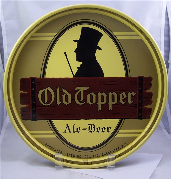 Old Topper "The Flavor Thats In Favor" Ale-Beer 11 Inch Tray
