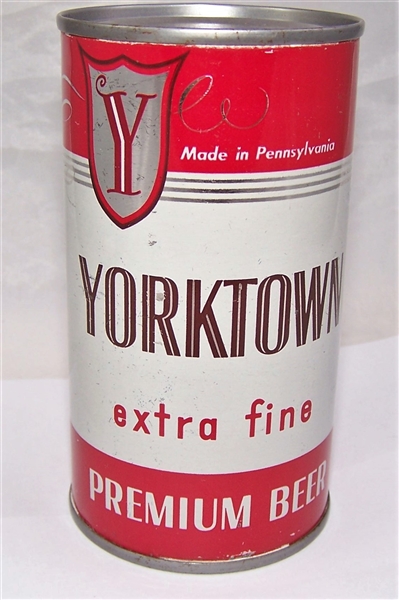 Yorktown Extra Fine Flat Top Beer Can