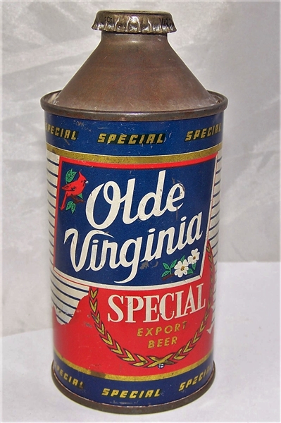 Olde Virginia Special Export Cone Top Beer Can