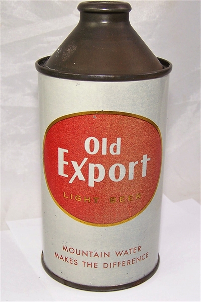 Tough Old Export Cone Top Beer Can