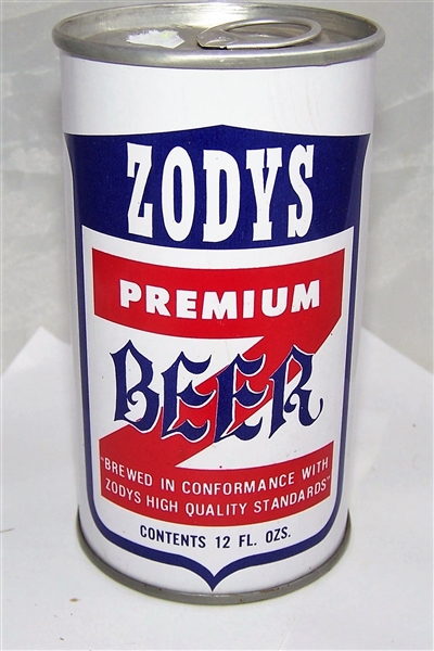 Tough Zodys Premium Tab Top Beer Can...Beauty!