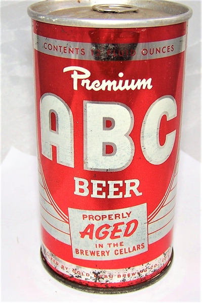 Tough Chicago ABC Fan Tab Beer Can, Actual Can Listed In USBC