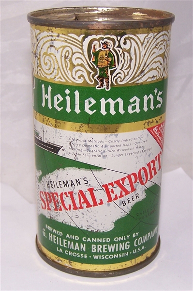 Heilemans Special Export Flat Top Beer Can