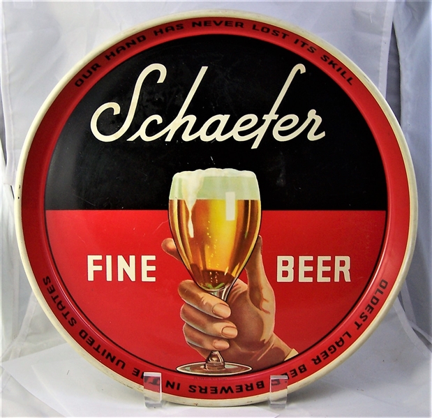 Schaefer Fine Beer 12 Inch Serving Tray