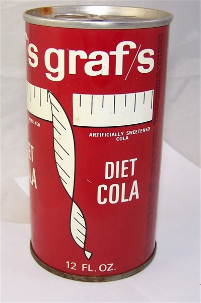 Graf/s Diet Cola Tab Top Soda Can