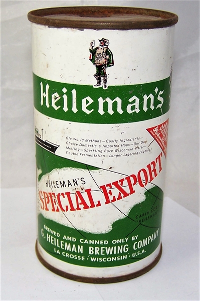 Heilemans Special Export Flat Top Beer Can