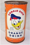 Donald Duck Orange Drink Flat Top Can