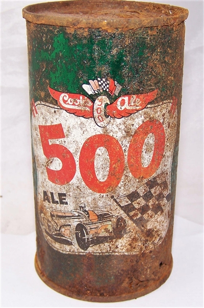 Cooks 500 Ale Flat Top Beer Can
