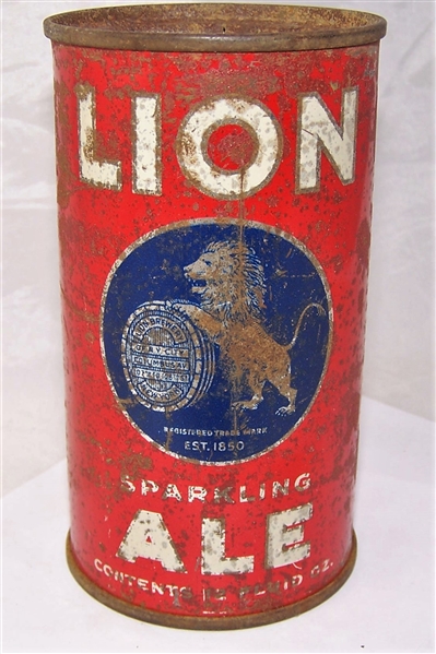 Lion Ale Flat Top Beer Can