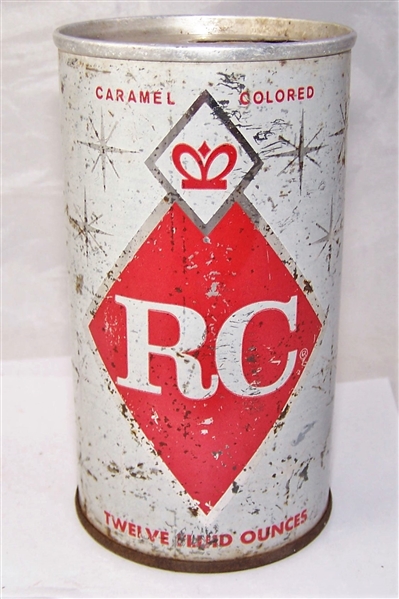 Royal Crown Cola Early Ring Pull Soda Can