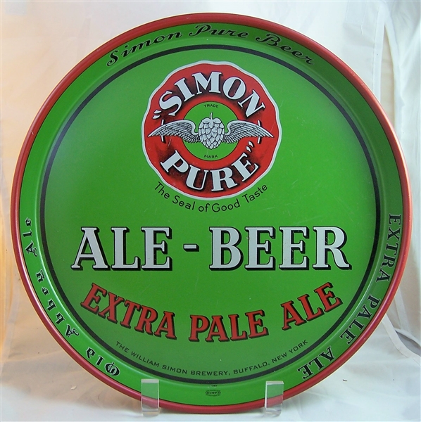 Simon Pure Extra Pale Ale 12 Inch Beer Tray