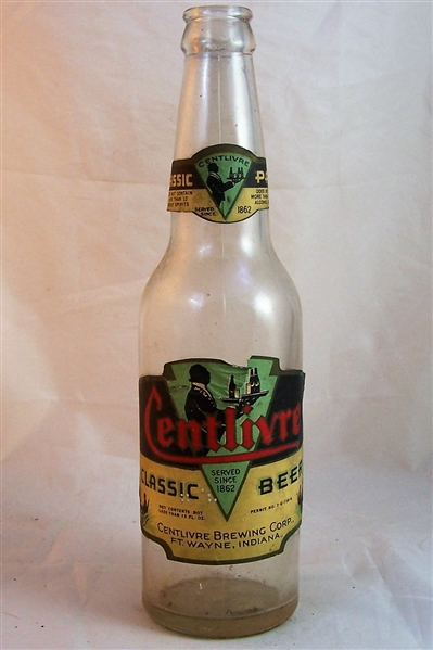 Centlivre Classic Beer Bottle with Neck Label