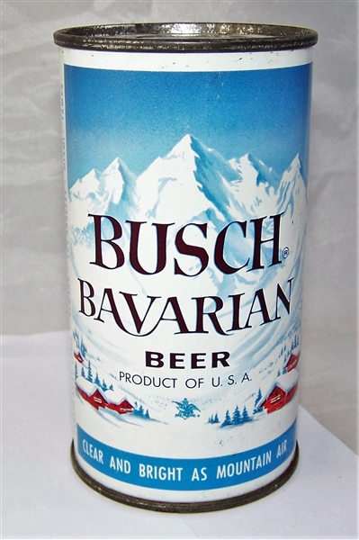 Busch Bavarian Flat Top Beer Can Vanity Lid.