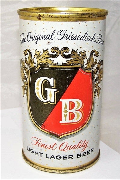 GB Finest Quality Lager Flat Top Beer Can